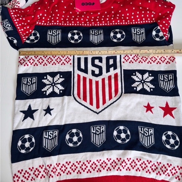 2022 World Cup Fox Sports US Soccer sweater men’s NEW - Picture 3 of 13